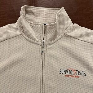 Buffalo Trace Bourbon Distillery 1/4 Zip Pullover Sweater - Size Medium